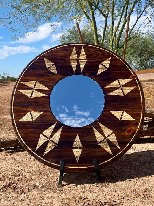 Memdé•wi Basket Mirror