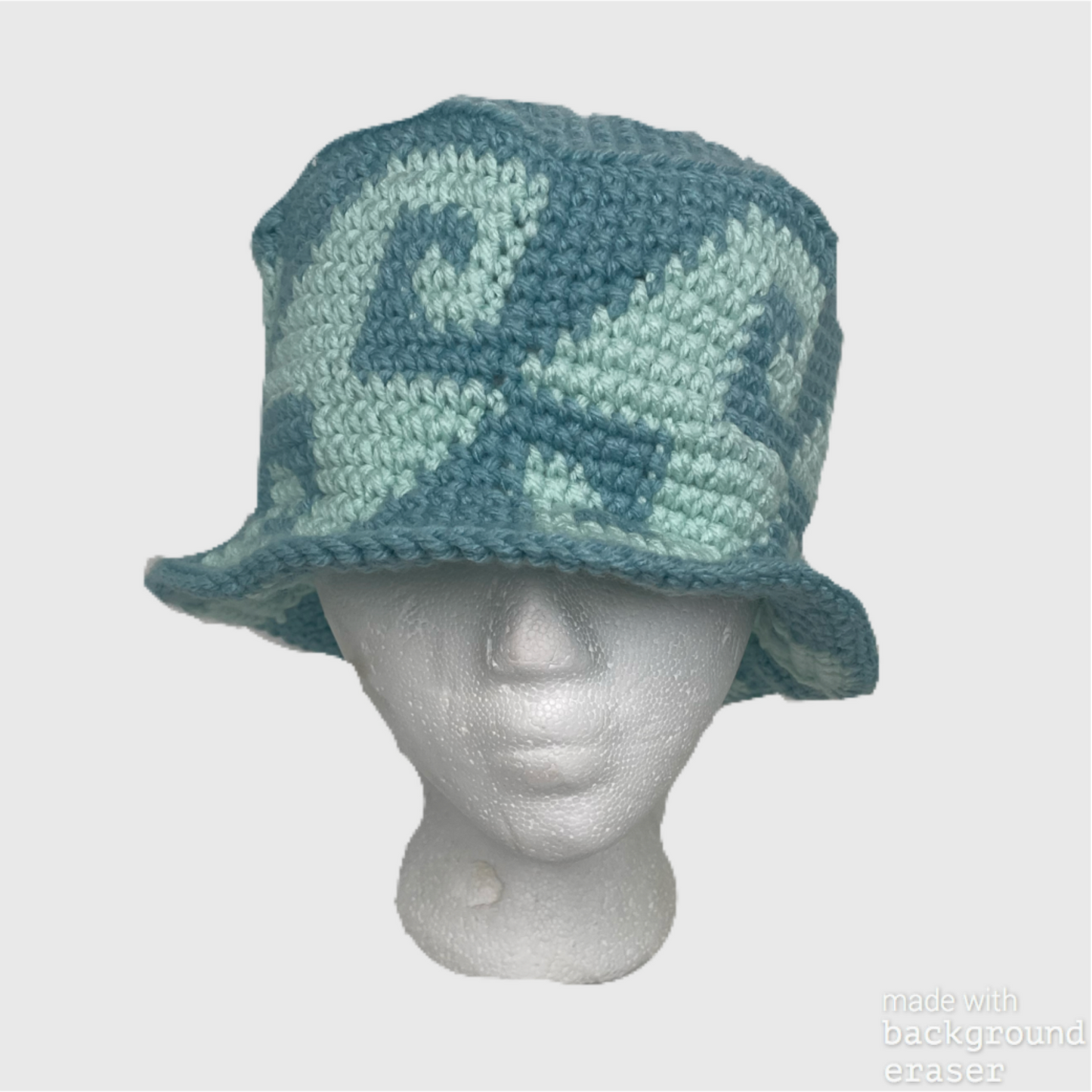Sage wavy bucket