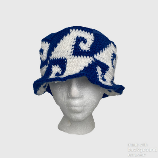 Blue Wavy bucket